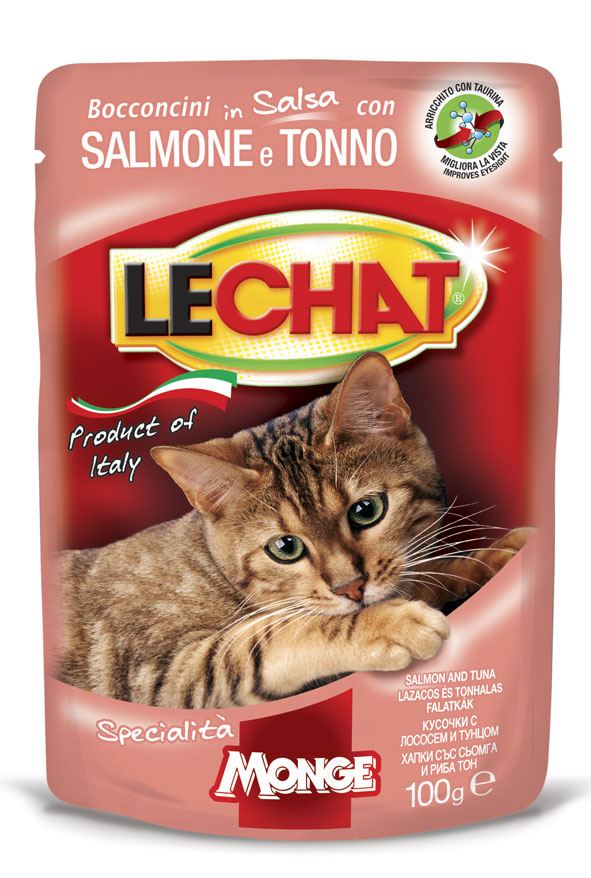 LeChat me Salmon dhe Ton